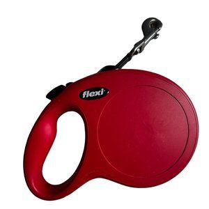 FLEXI classic red retractable dog leash 26ft medium